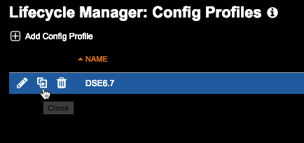 Clone config profile example