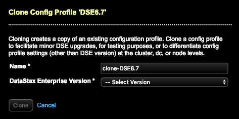 Clone prepended config profile name