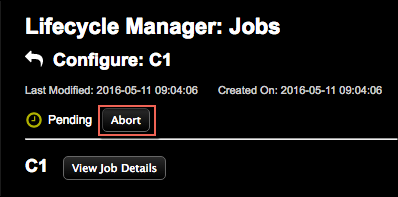 opscLCMabortPendingJob