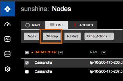 Nodes Cleanup option
