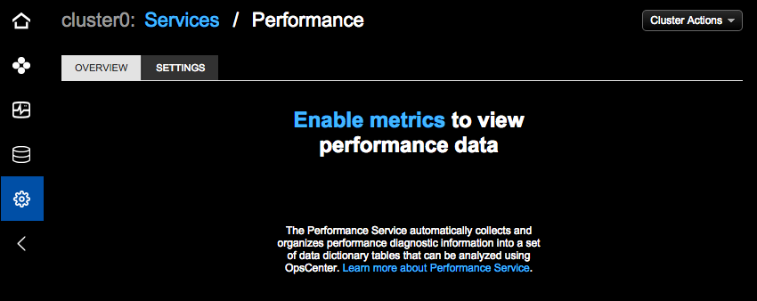 opscEnableMetricsPerfService